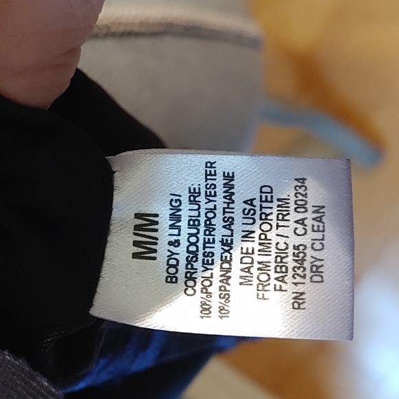 Navy Blue Velvet Top - Picture 8 of 8